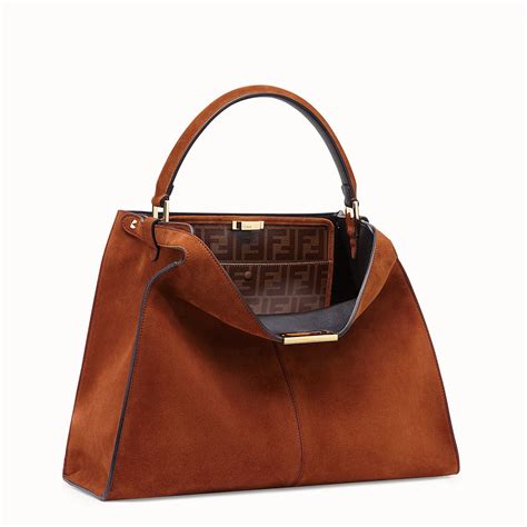 peekaboo borsa fendi|Fendi peekaboo suede.